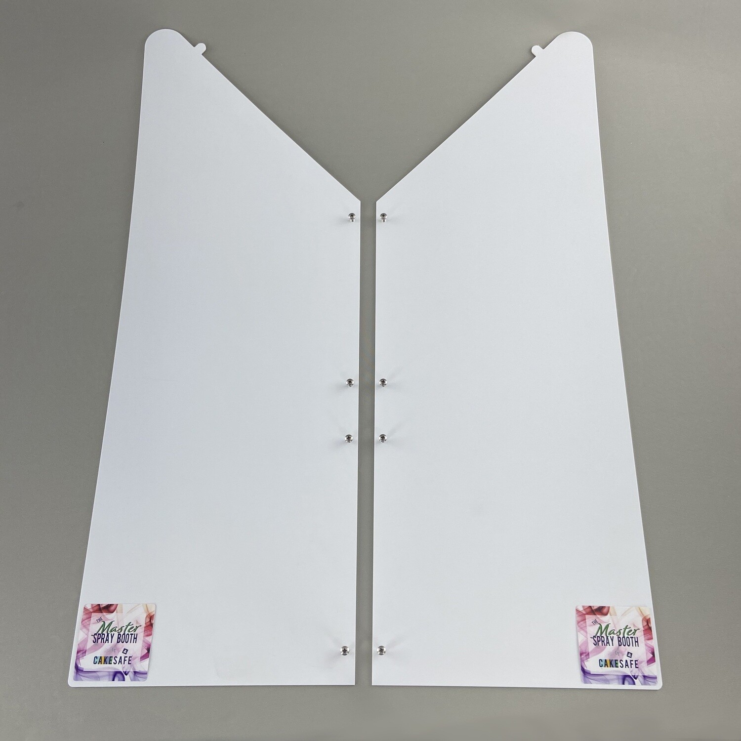 Spray Booth - Tall White Plastic Side Panels