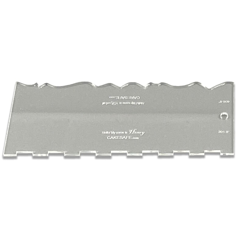 Clearance Exclusive - 8&quot; Henry and Elizabeth Dual Cake Comb