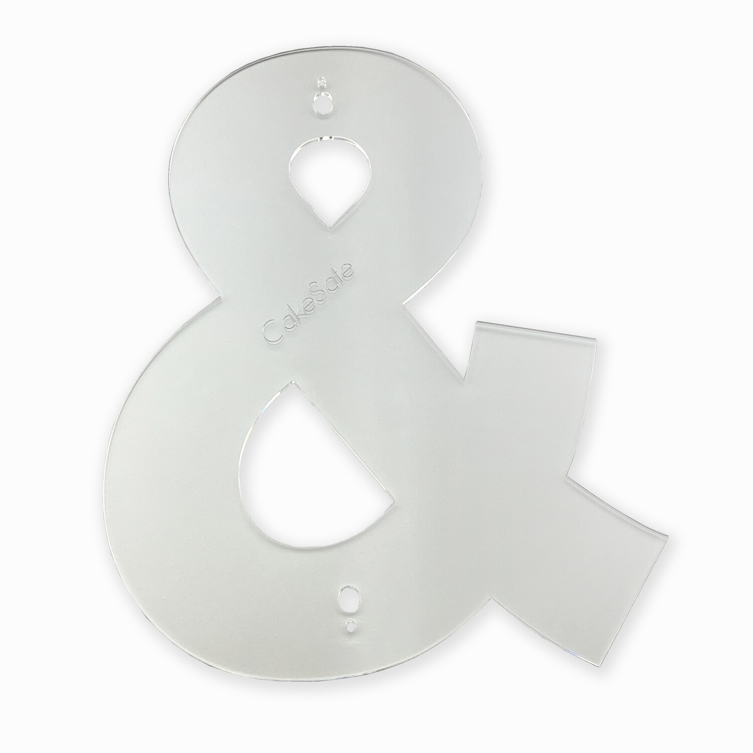 Ampersand Cake Template
