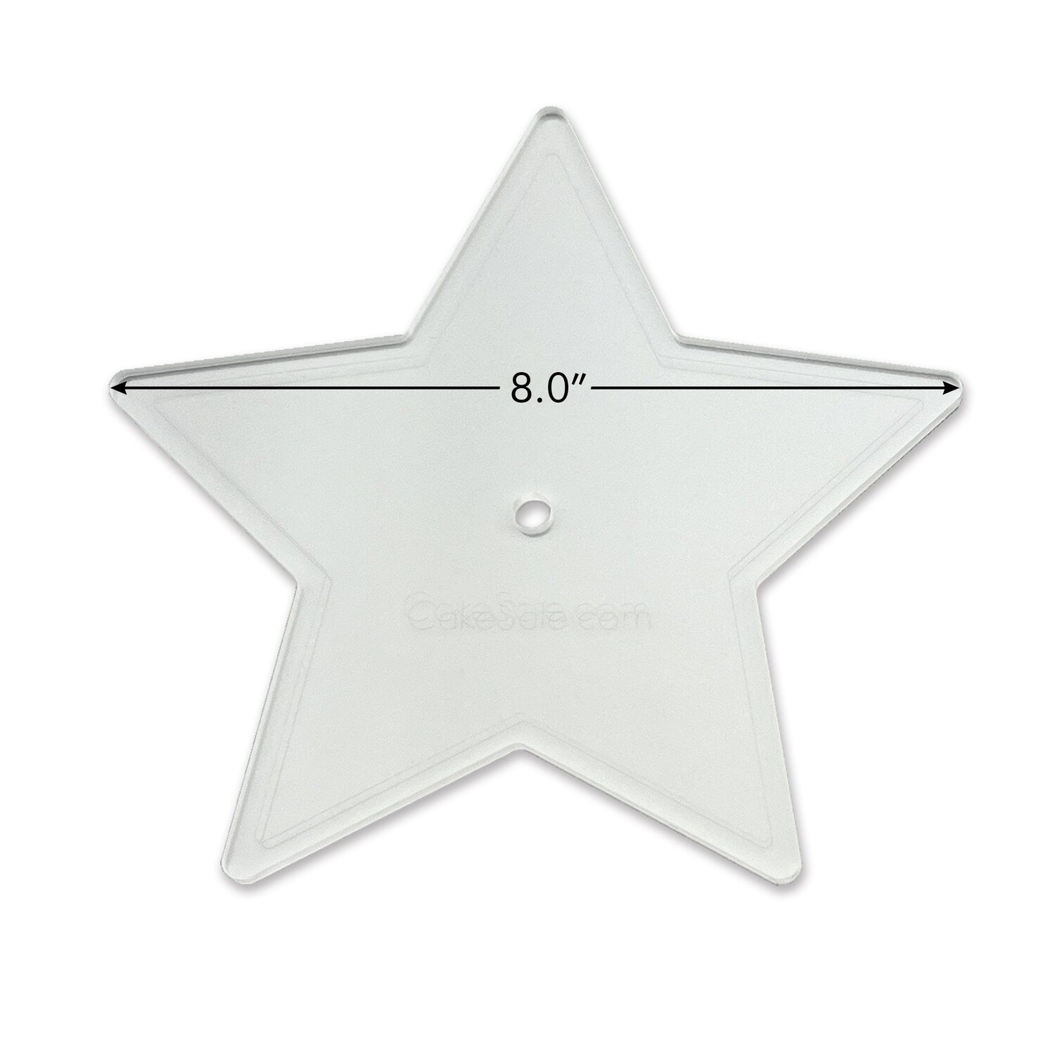 Star Cake Template, Size: 8 Inch
