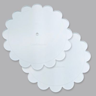 Scallop Acrylic Disks