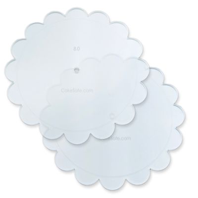 Scallop Acrylic Disks