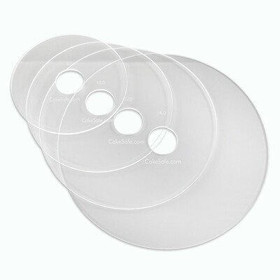 Round Acrylic Cake Bases