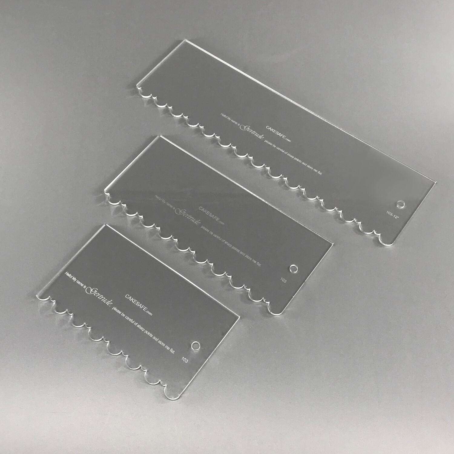 Clearance - The 6" Gertrude Cake Comb