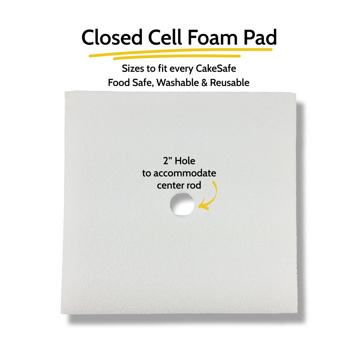 The CakeSafe Washable Foam Pad