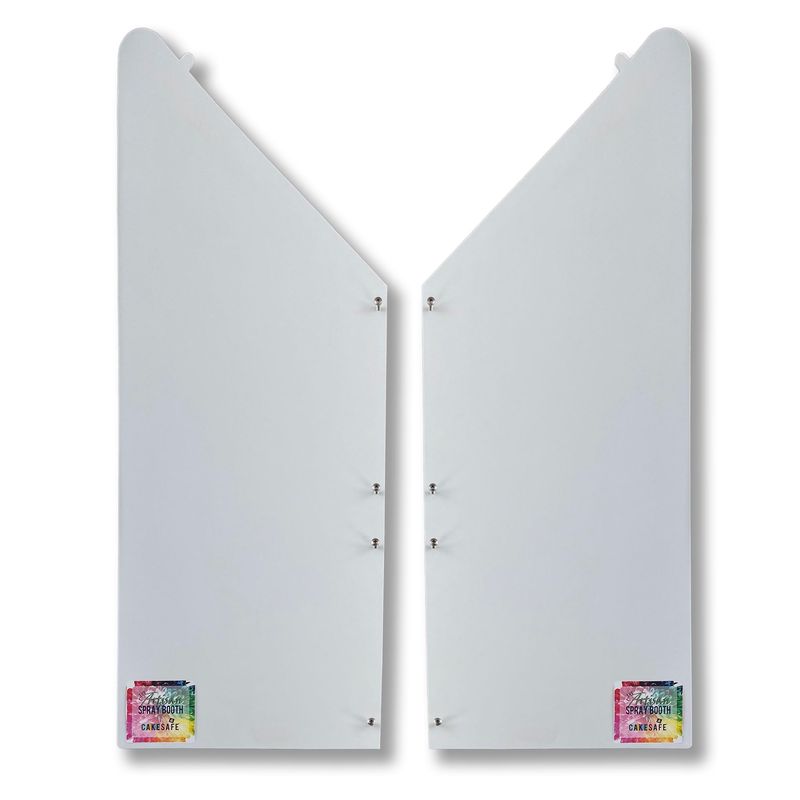 Spray Booth - Tall White Plastic Side Panels