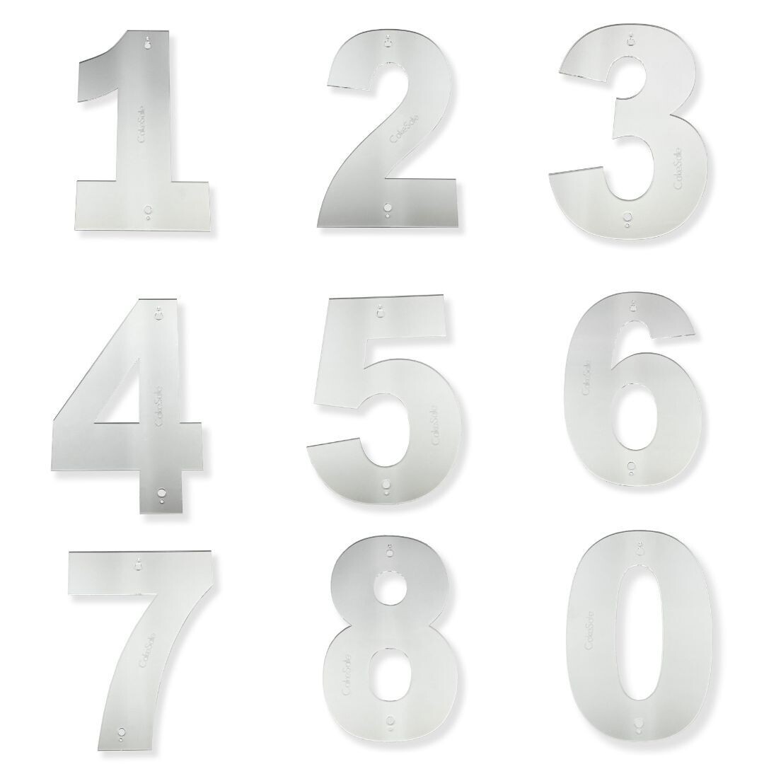 Number Cake Template Set (0 through 9)
