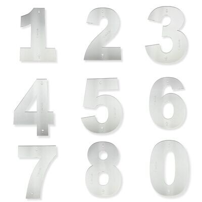Number Cake Template Set (0 through 9)
