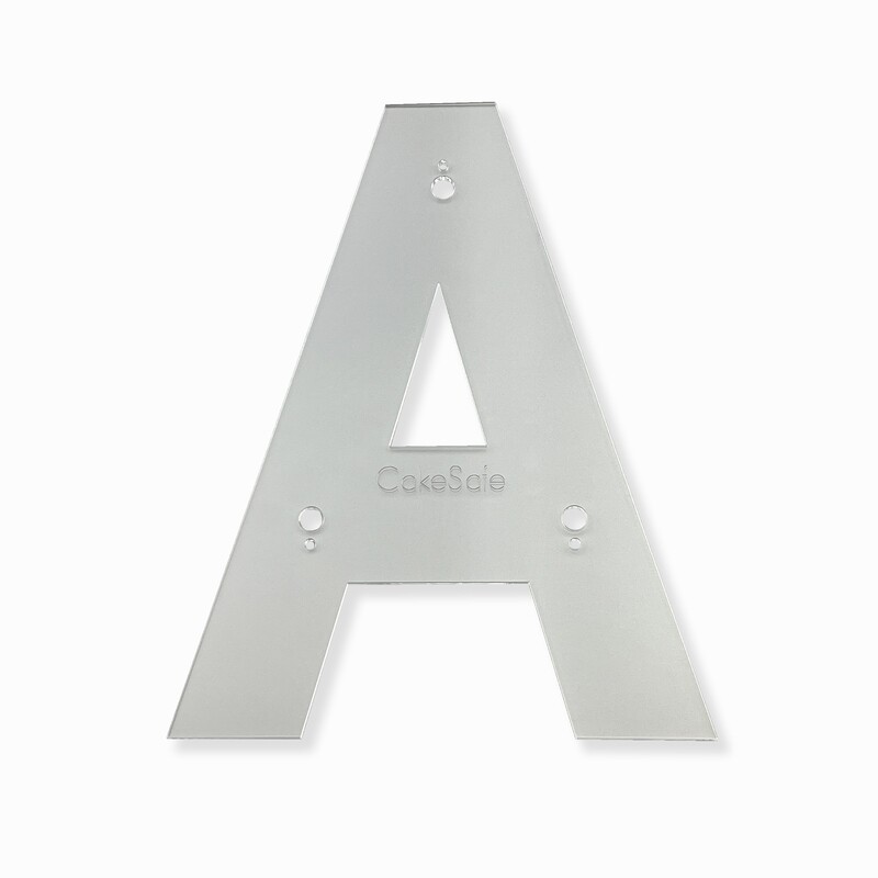 Individual Letter Cake Template