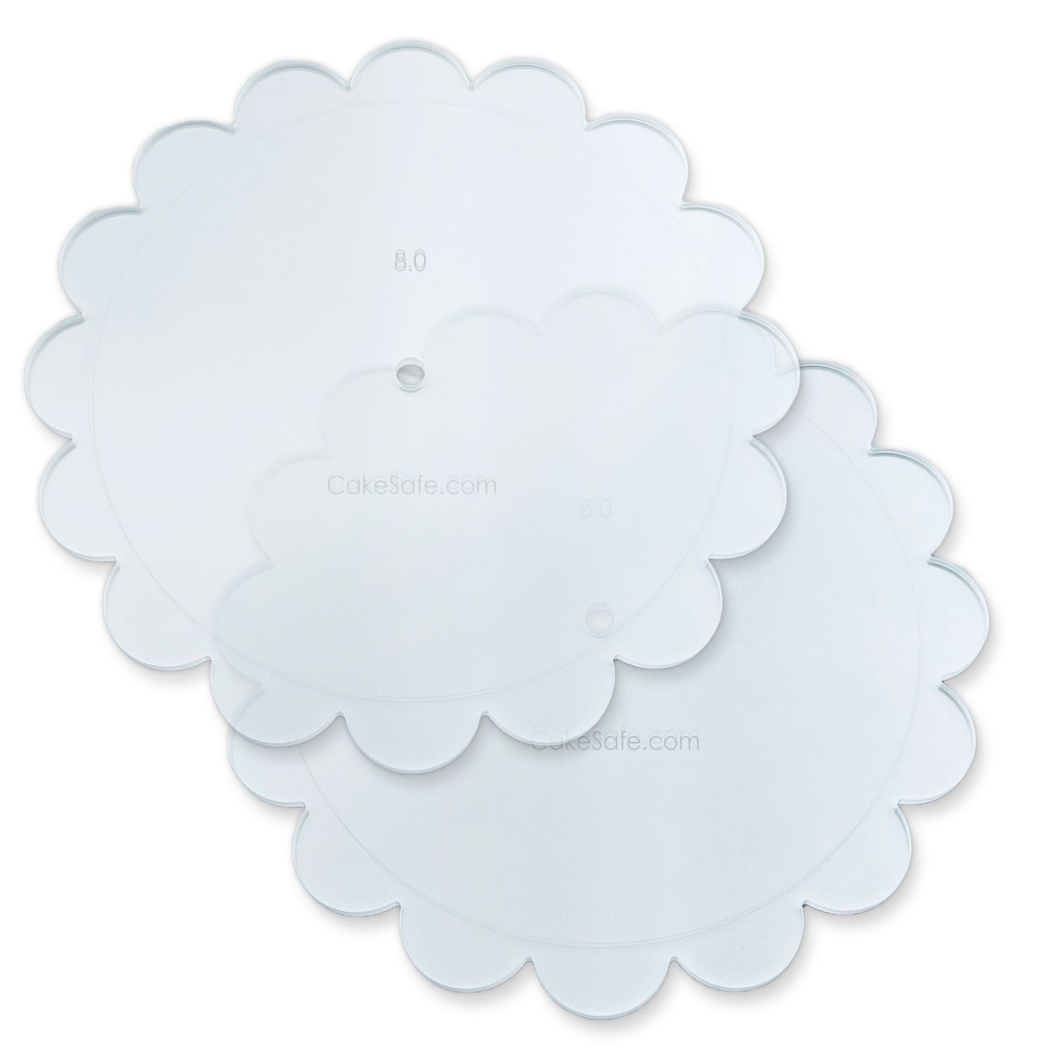 Scallop Acrylic Disks