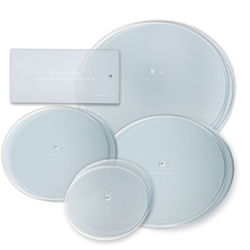 Cake Frosting Acrylic Disk Kit - Deluxe