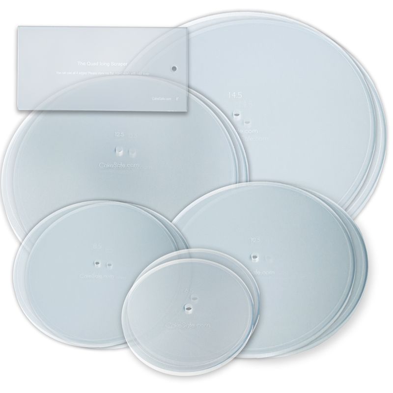 Cake Frosting Acrylic Disk Kit - Professional