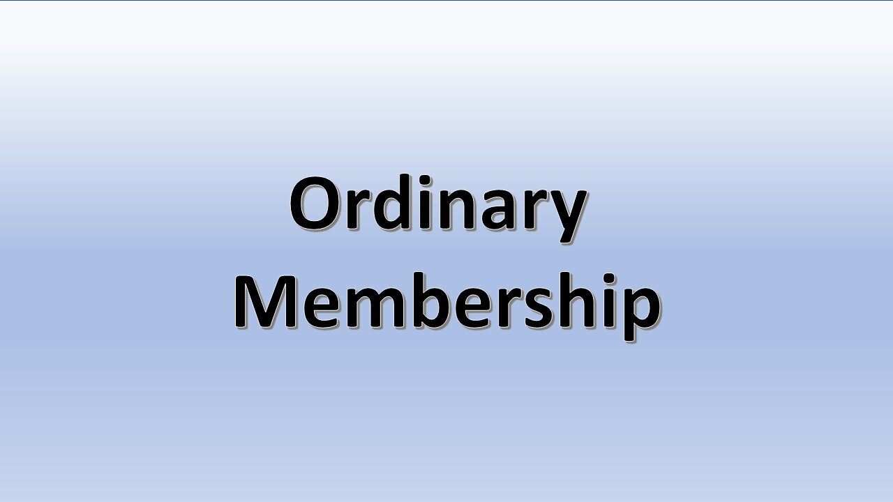 Ordinary Membership - Applicable for parents whose child is currently studying at RGPS