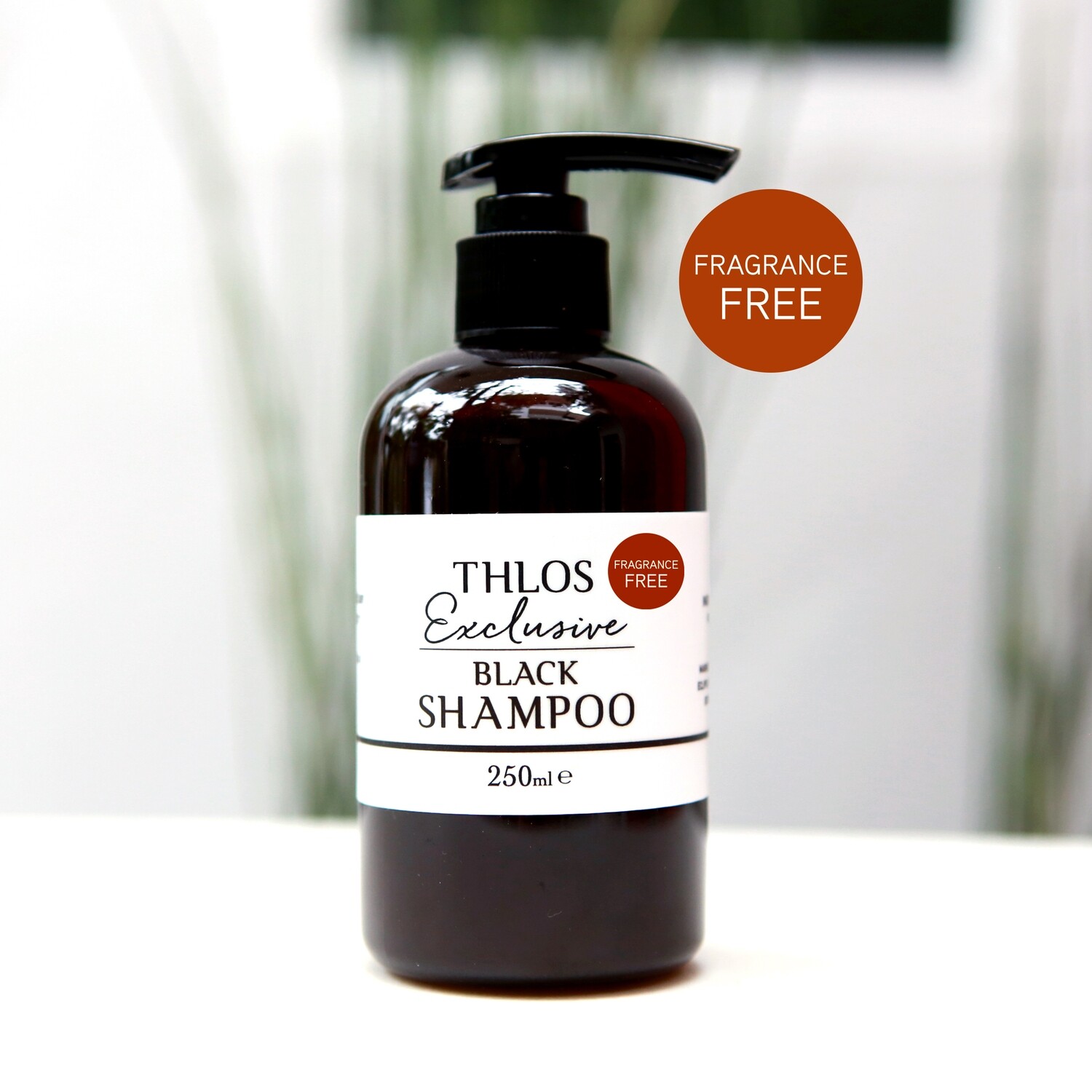 250 ml Black Shampoo : Fragrance-Free : PREORDER