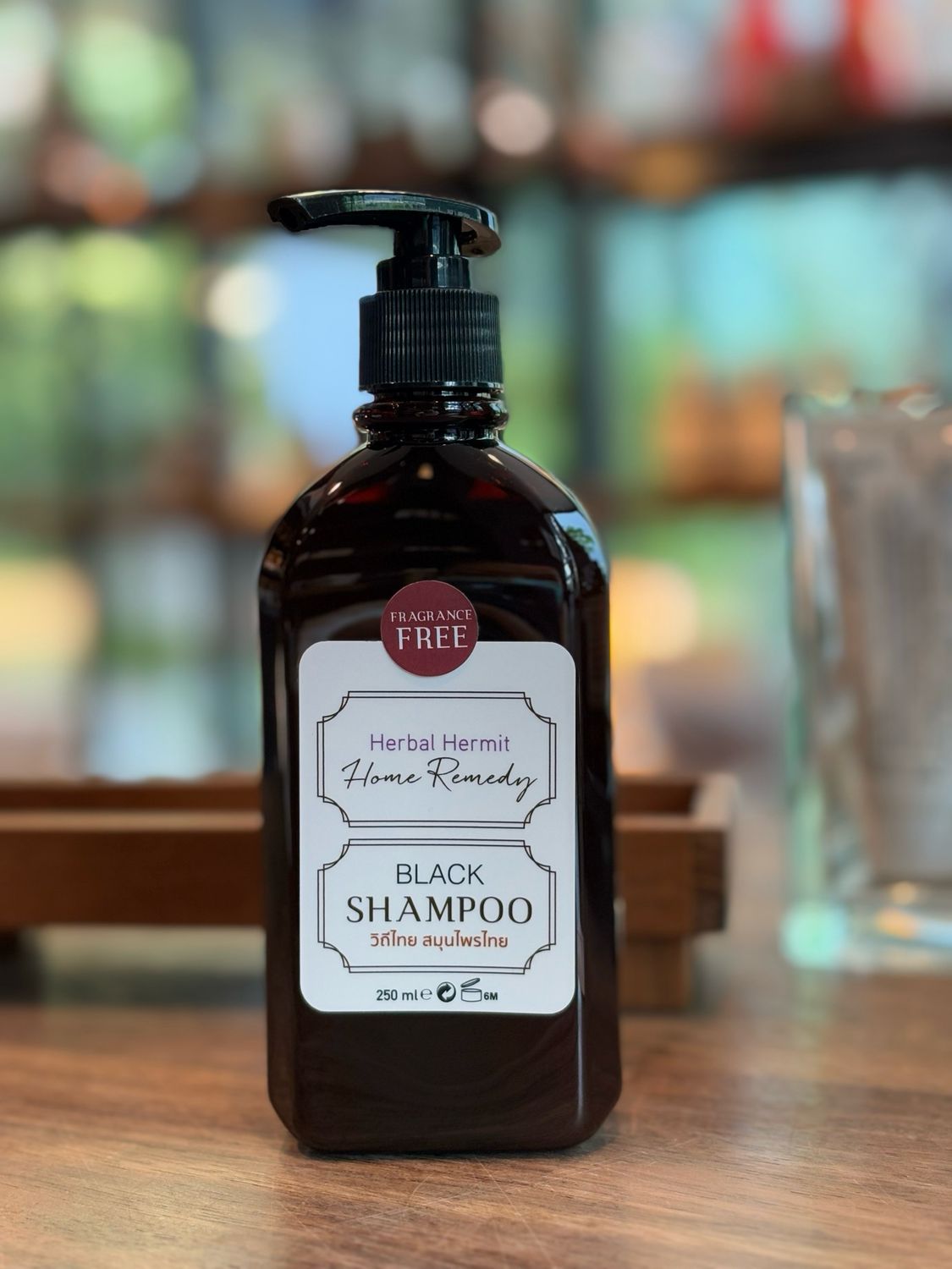 250 ml Black Shampoo : Fragrance-Free