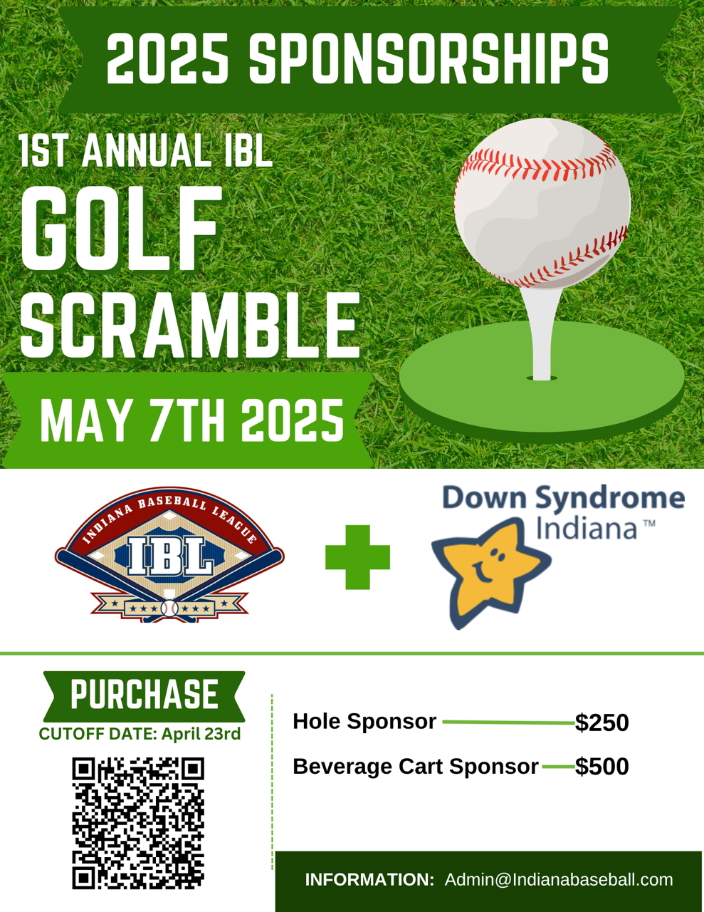 2025 IBL Golf Fundraiser   May 7th 2025