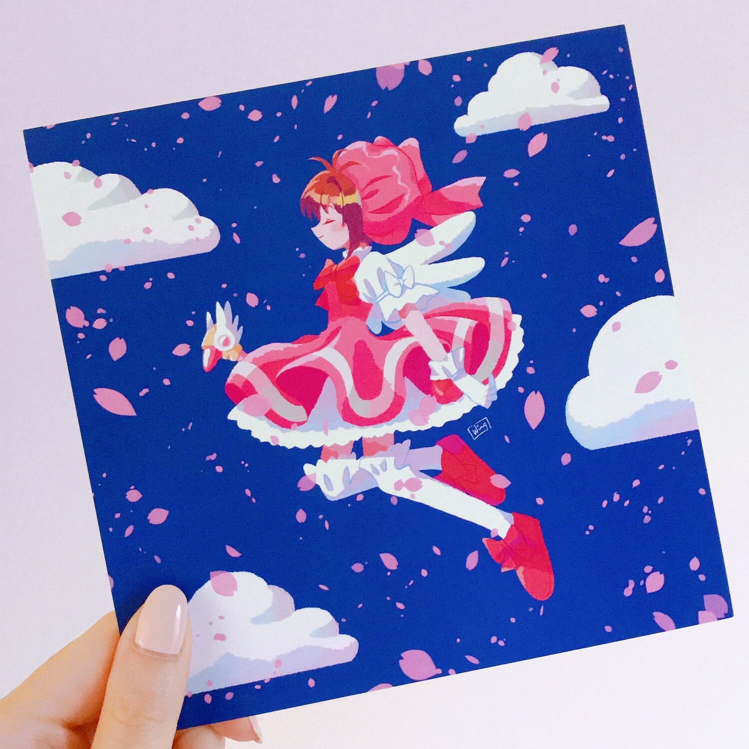 Card Captor Sakura Square 148mm x 148mm Art Print