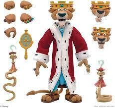 Super7 Disney Ultimate Robin Hood Prince John with Sir Hiss Action Figure