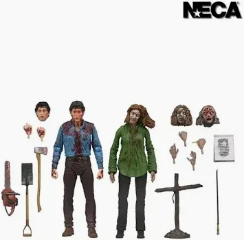 Evil Dead Ultimate Bloody Ash &amp; Cheryl Williams Action Figure Two-Pack