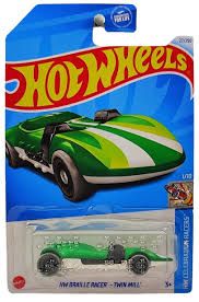 Hot Wheels 2024 - Collector # 027/250 - HW Celebration Racers 01/10 - HW Braille Racer - Twin Mill green