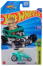Hot Wheels 2025 - Collector # 118/250 - Experimotors 3/10 - Skull Shaker - Turquoise / Alabaster figure