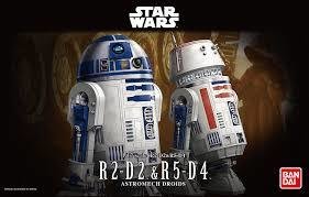 BANDAI R2-D2 & R5-D4 1/12 PLASTIC MODEL KIT