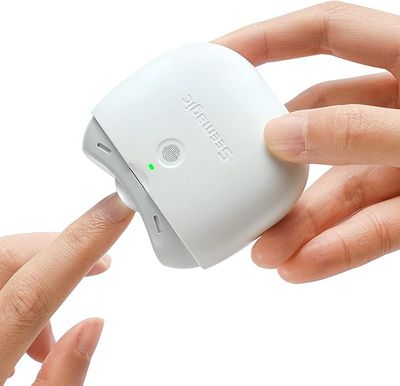 Electric Automatic Nail Clipper with Light &amp; 2 Speeds,Fingernail Cutter and File 2 in 1 Design