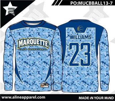 Marquette Club Basketball Shooting Shirts
