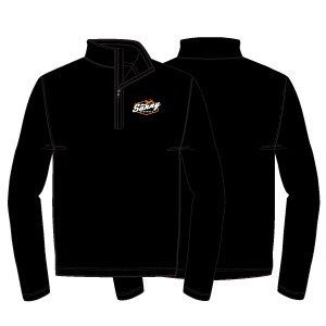 Sunny Lacrosse 1/4 Zip: Black
