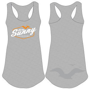 Sunny Lacrosse Racerback- Heather Grey