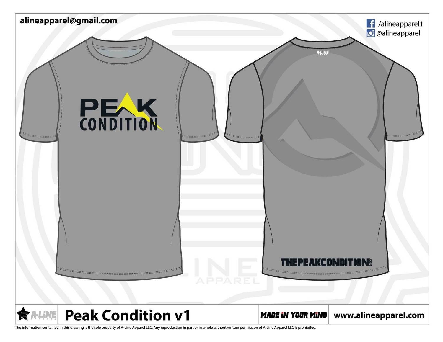 Peak Condition Sample Shirts