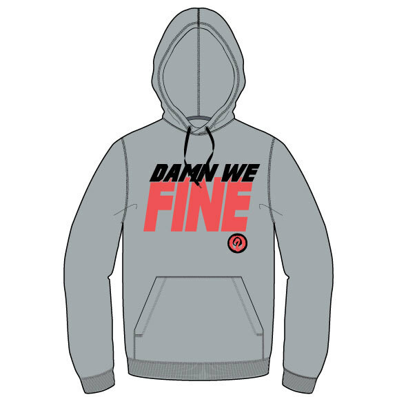 Florida&#39;s Finest &quot;Damn We Fine&quot;: Grey Hoodie