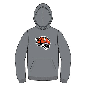 Jr. Tigers Icon Hoodie- Heather Gray