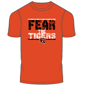 Jr. Tigers Fear Men&#39;s T-Shirt- Orange