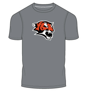 Jr. Tigers Icon Men&#39;s T-Shirt- Heather Gray
