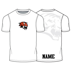 Jr. Tigers Performance Shirt: White