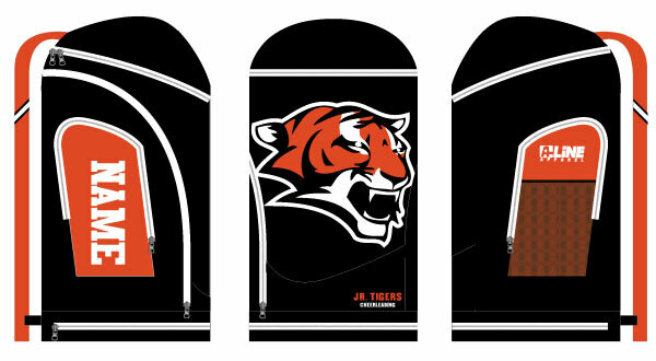Jr. Tigers Cheerleading Expedition Gear Bag
