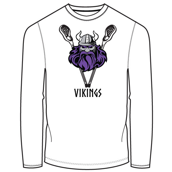 CF Vikings 2020 Long Sleeve Shirt- White
