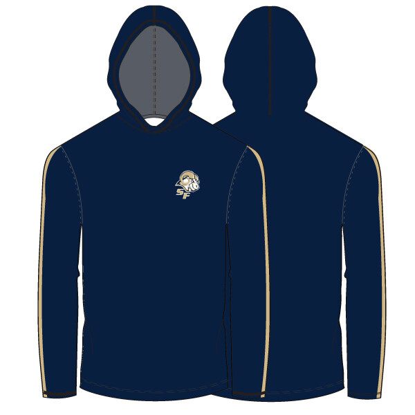 Spring-Ford Lacrosse Unisex Lightweight Hoodie