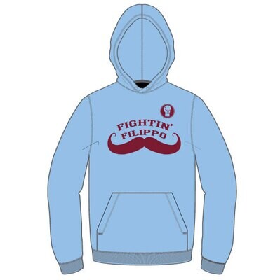 Fightin' Filippo Hoodie- Light Blue