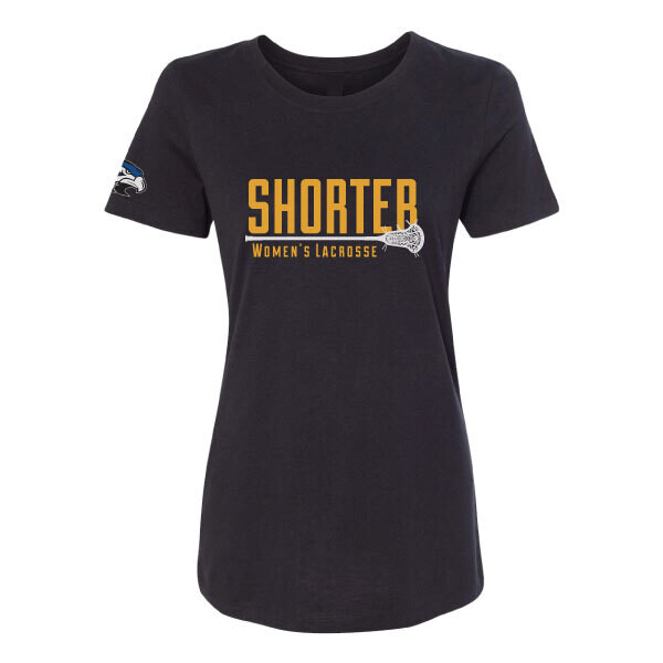 Shorter Lacrosse Women&#39;s Performance T-Shirt- Black