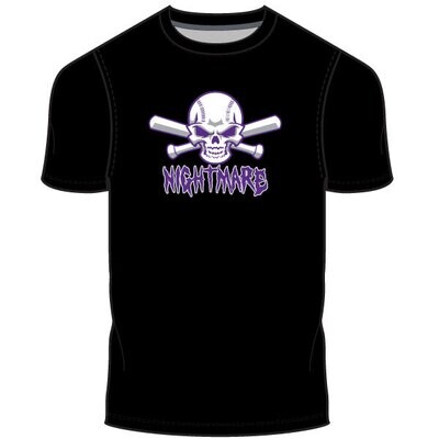 Nightmare Men's Cotton T-Shirt: Black