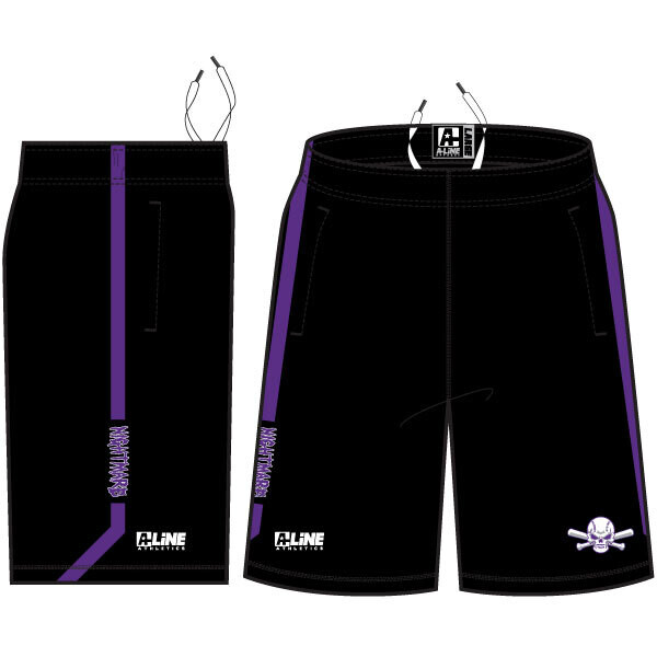 Nightmare Men's Shorts: Black