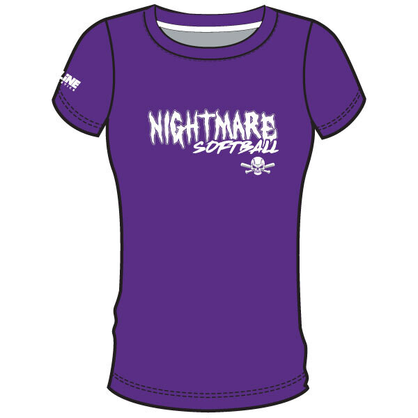 Nightmare Women&#39;s Performance T-Shirt: Purple