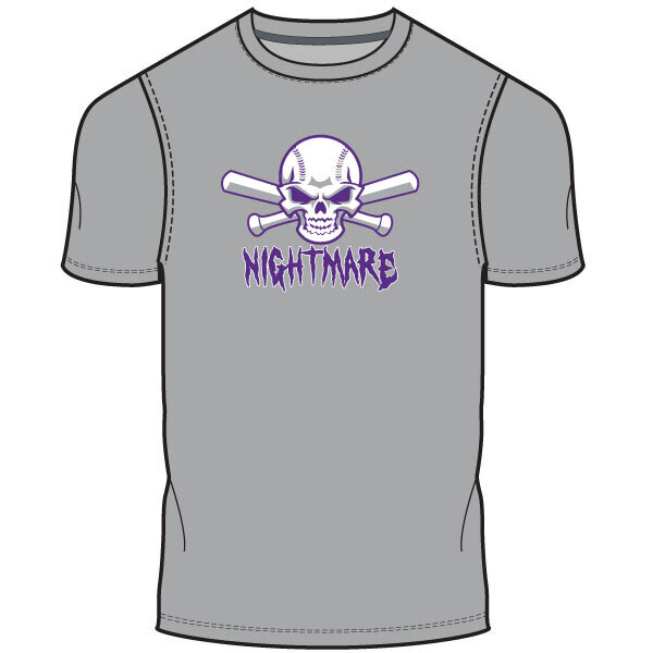Nightmare Men's Cotton T-Shirt: Heather Grey