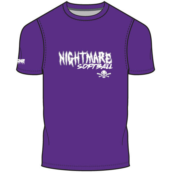 Nightmare Men&#39;s Performance T-Shirt: Purple