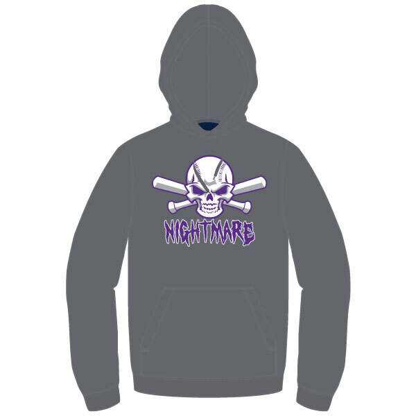Nightmare Hoodie: Charcoal Grey