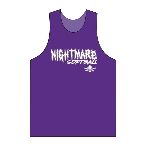 Nightmare Tank Top: Purple