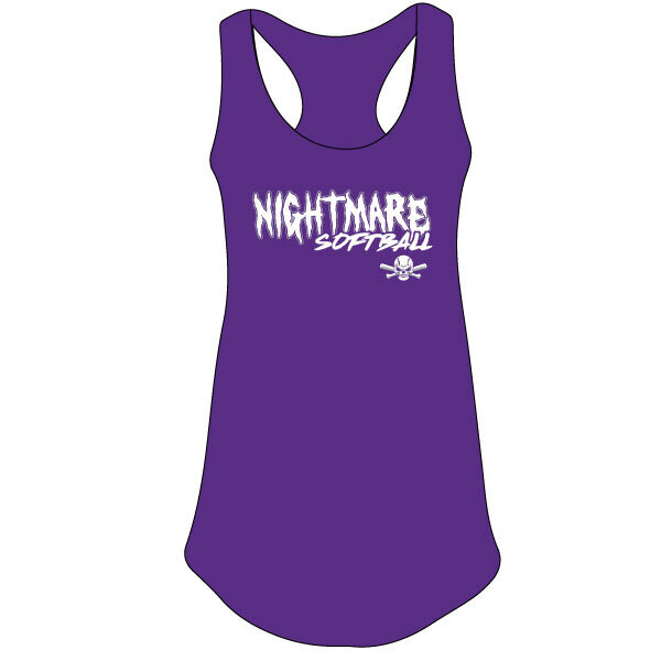 Nightmare Racerback: Purple