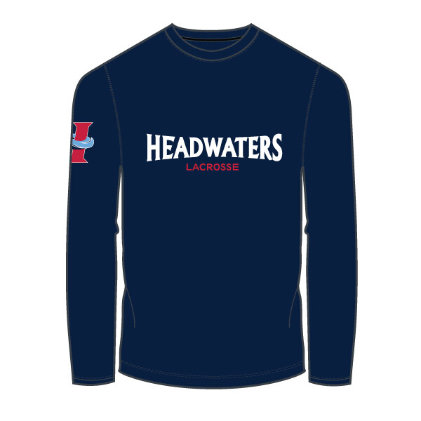 Headwaters Long Sleeve Performance Shirt: Navy